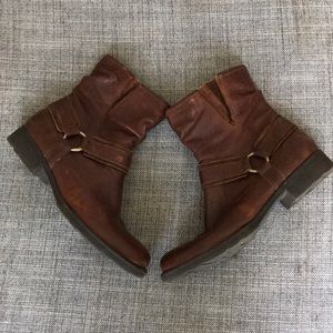 Brown Leather Boots